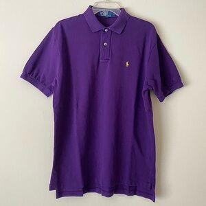 Polo by Ralph Lauren Men’s Embroidered Logo Polo Shirt - L - Pre-owned